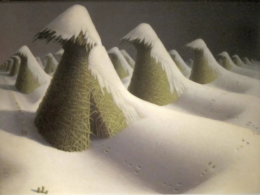 Janvier - Grant Wood image 1 reproduction de peinture à l’huile
