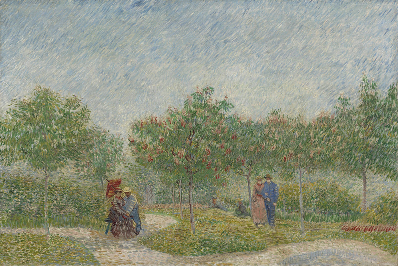 Jardin avec amoureux, square Saint-Pierre, F314 – Van Gogh