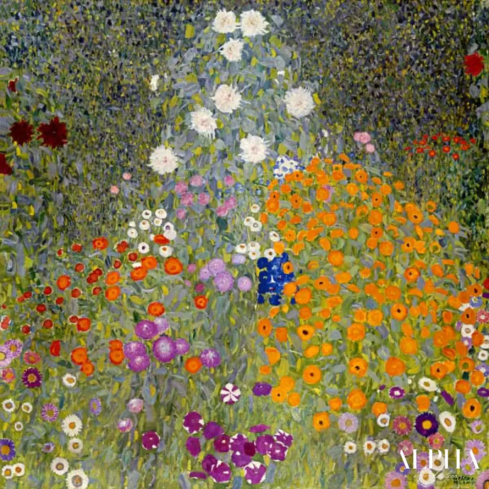 Jardin de cottage - Gustav Klimt - Reproductions de tableaux et peintures haut de gamme