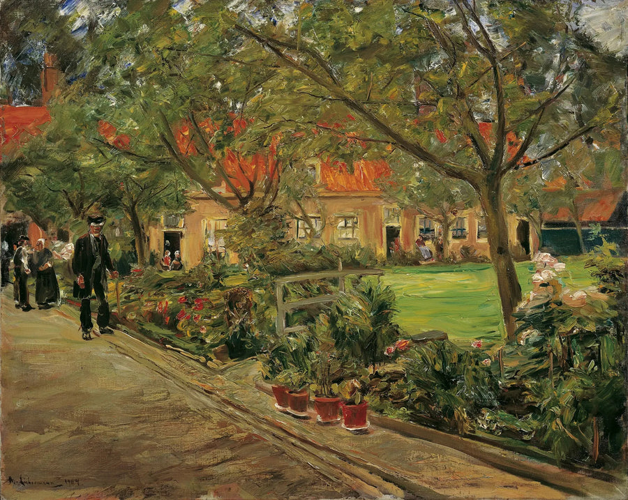 Jardin de l'hôpital d'Edam - Max Liebermann