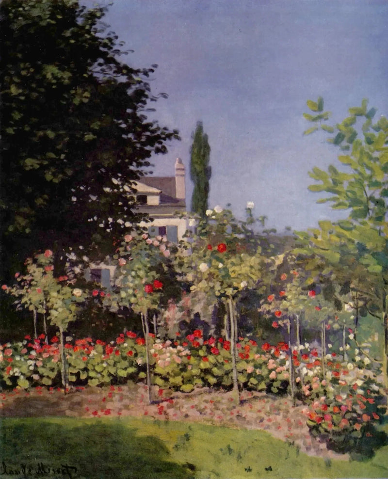Jardin en fleurs, à Sainte-Adresse W69 – Claude Monet