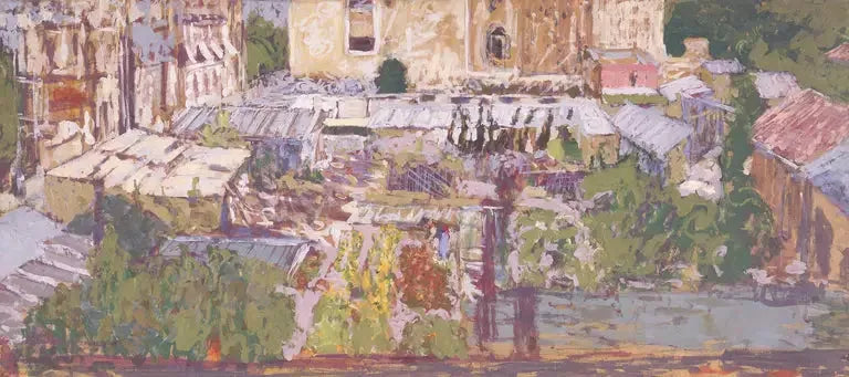 Jardin fleuri, rue de la Tour - Édouard Vuillard