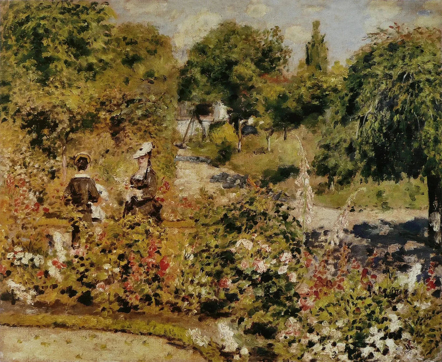 Jardin à Fontenay-aux-Roses, vers 1873–1874 – Renoir