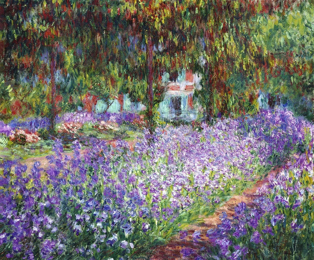 Le Jardin de l'artiste à Giverny - Claude Monet image 1 reproduction de peinture à l’huile