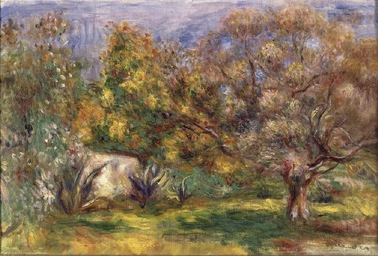 Jardin d’oliviers, vers 1910 – Pierre-Auguste Renoir