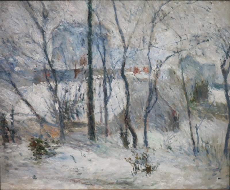 Jardin sous la neige II - Paul Gauguin