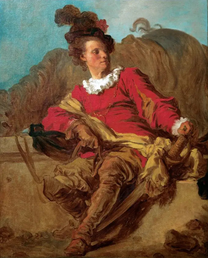 Jean-Claude Richard abbé de Saint-Non - Jean-Honoré Fragonard - Alpha Reproduction