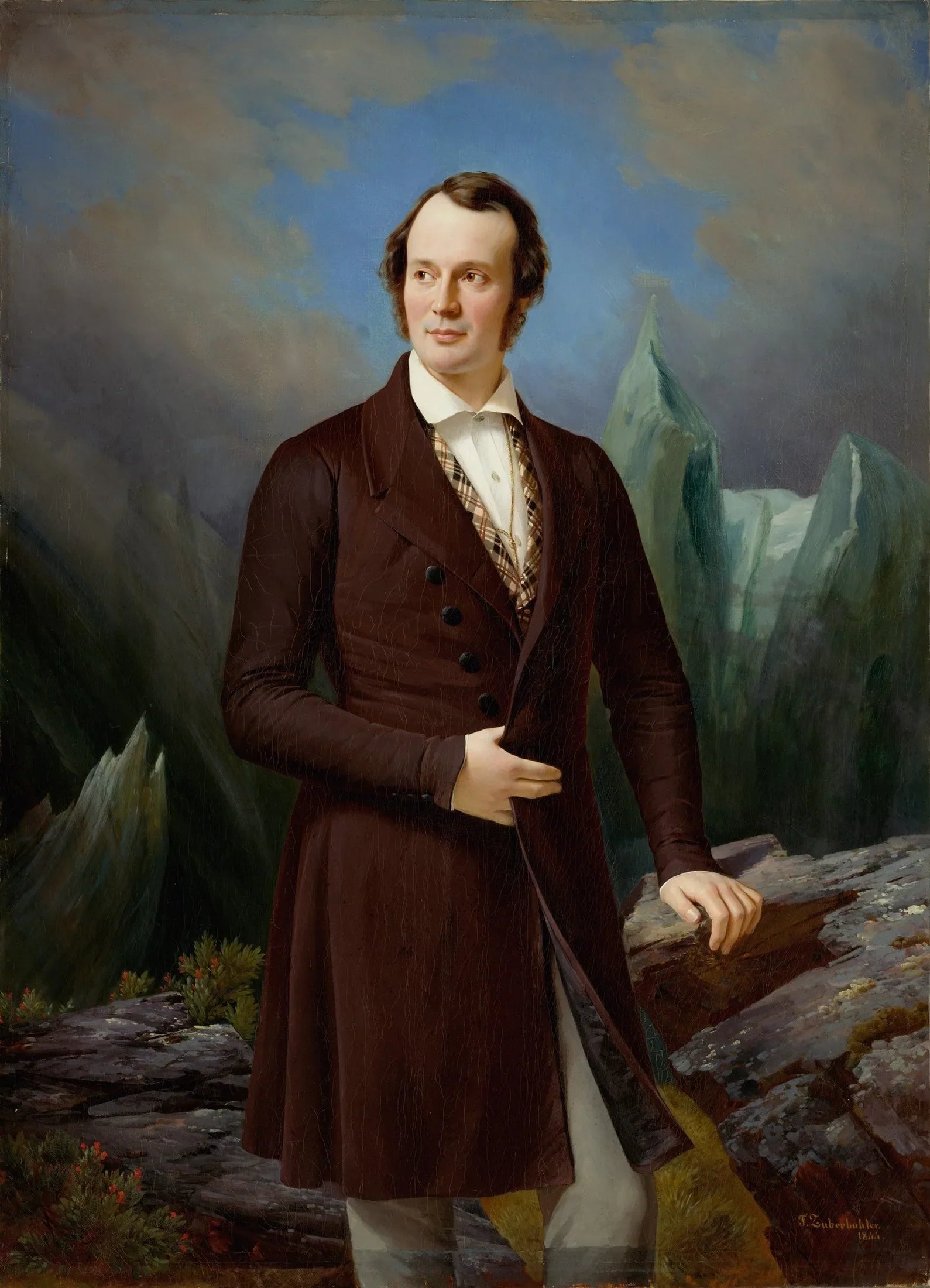 Jean-Louis Rodolphe Agassiz (1807-1873) - Fritz Zuber-Buhler image 1 reproduction de peinture à l’huile