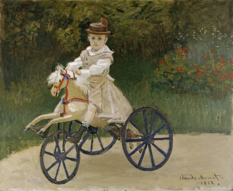 Jean Monet sur son cheval-tricycle W238 – Claude Monet