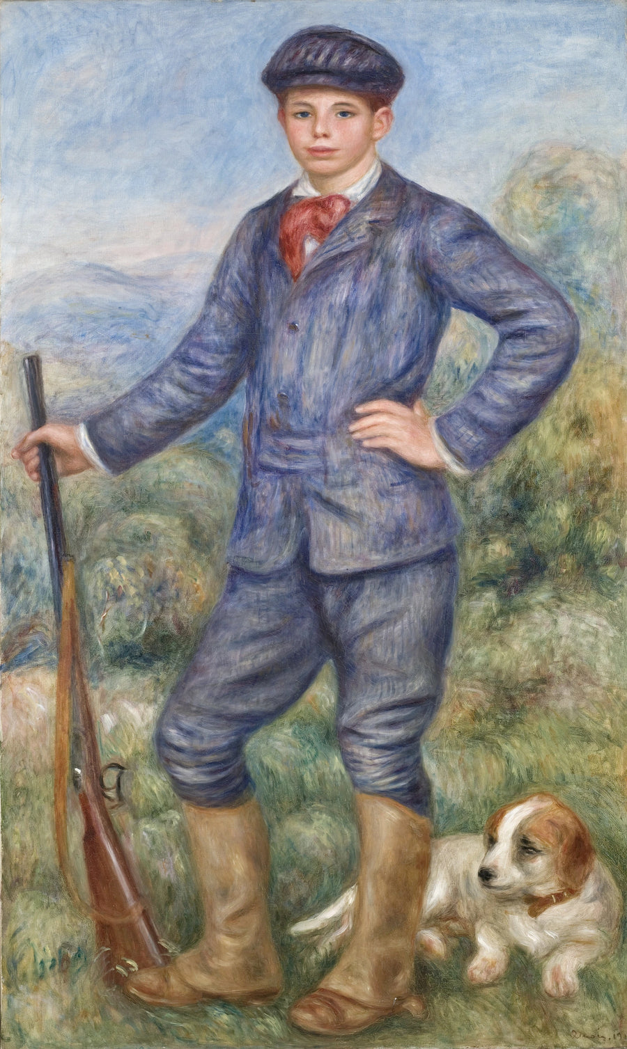 Jean Renoir en chasseur, 1910 – Pierre-Auguste Renoir