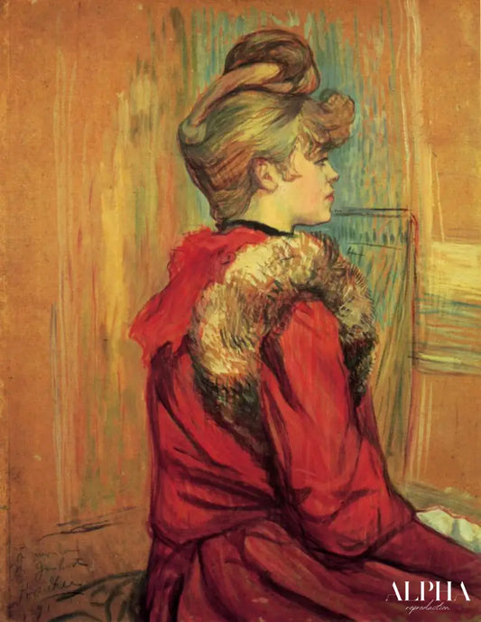 Jeanne Fontaine - Toulouse Lautrec - Reproductions de tableaux et peintures haut de gamme