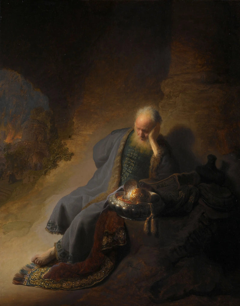 Jérémie pleurant la destruction de Jérusalem - Rembrandt