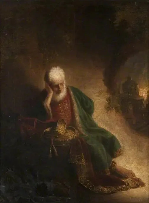 Jérémie pleurant la destruction de Jérusalem - Rembrandt