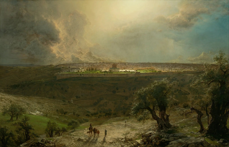 Jérusalem du mont des Oliviers - Frederic Edwin Church