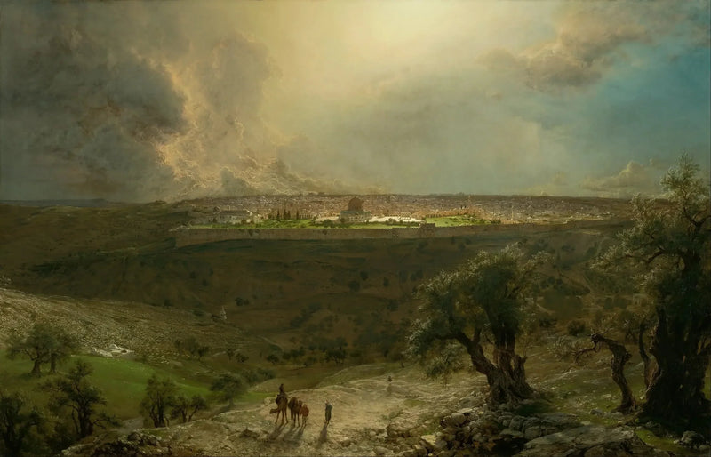 Jérusalem du mont des Oliviers - Frederic Edwin Church