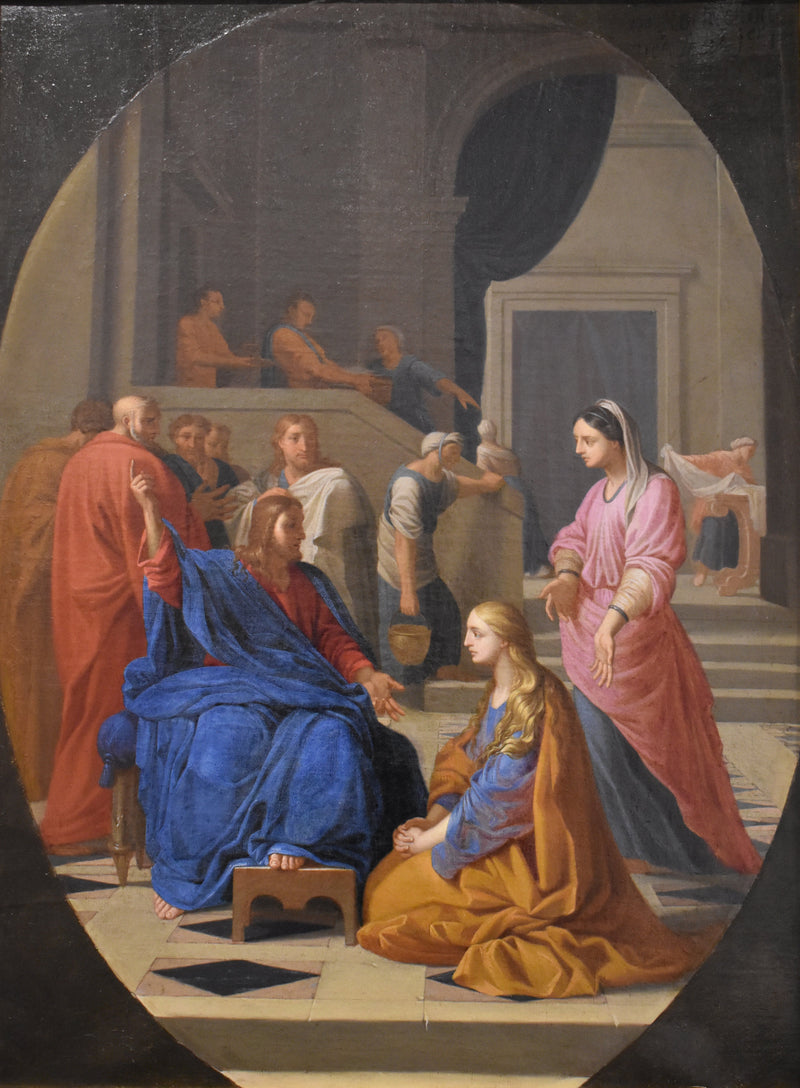Jésus chez Marthe et Marie - Eustache Le Sueur