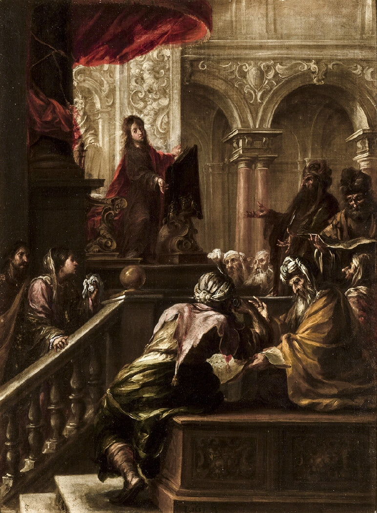 Jesús disputando con los doctores en el templo - Juan de Valdés Leal