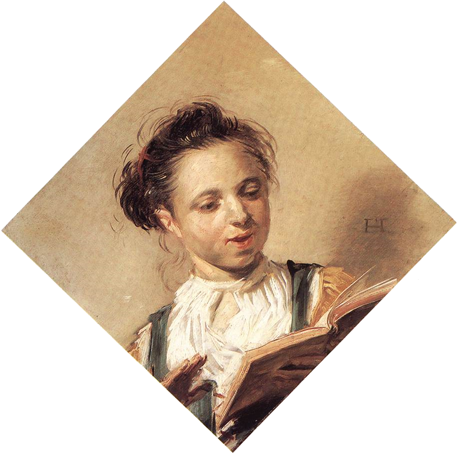 Jeune chanteuse - Frans Hals