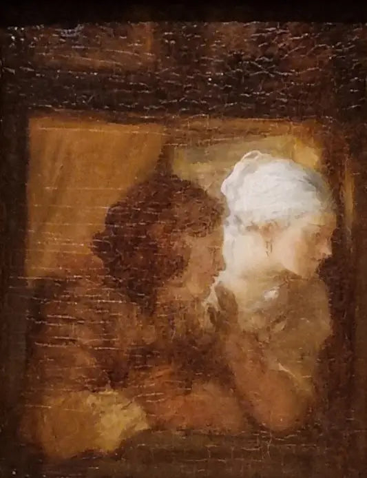 Jeune couple à la fenêtre - Jean-Honoré Fragonard - Alpha Reproduction