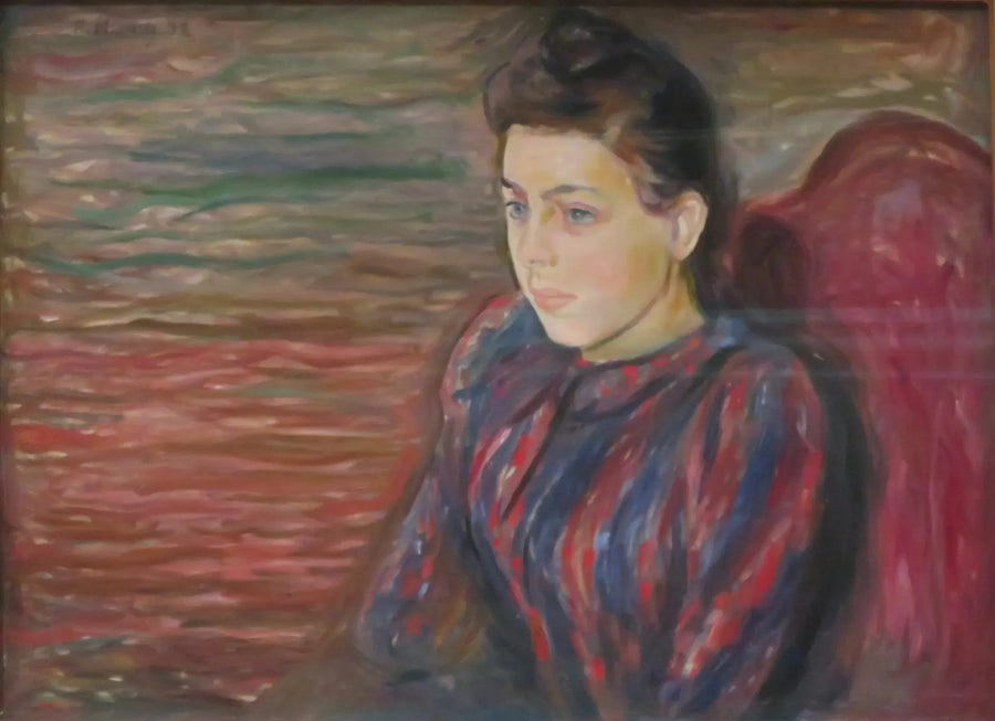 Jeune Femme assise - Edvard Munch