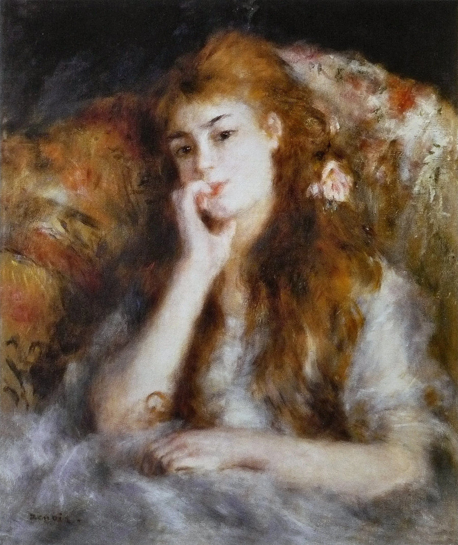 Jeune Femme assise, La Pensée, vers 1876-1877 – Renoir