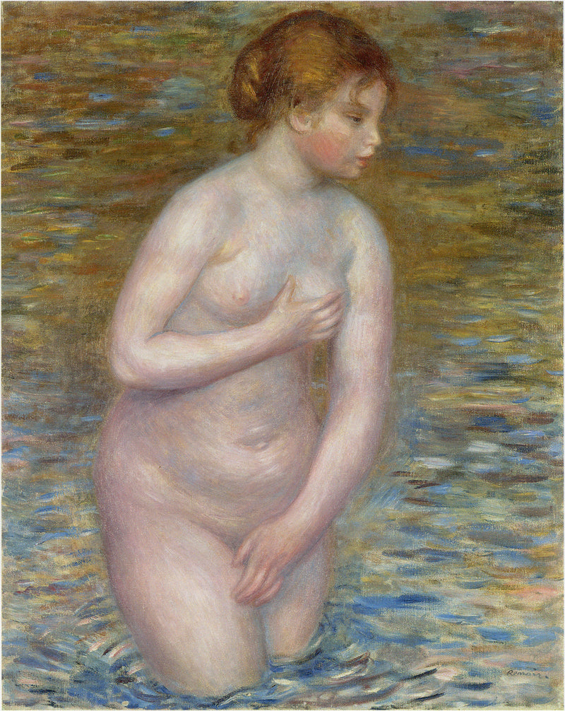 Jeune femme au bain, 1888 – Pierre-Auguste Renoir