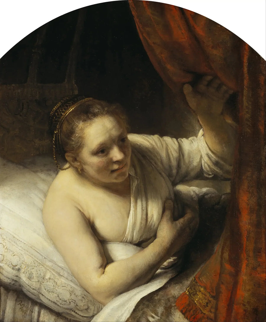 Jeune Femme au lit - Rembrandt