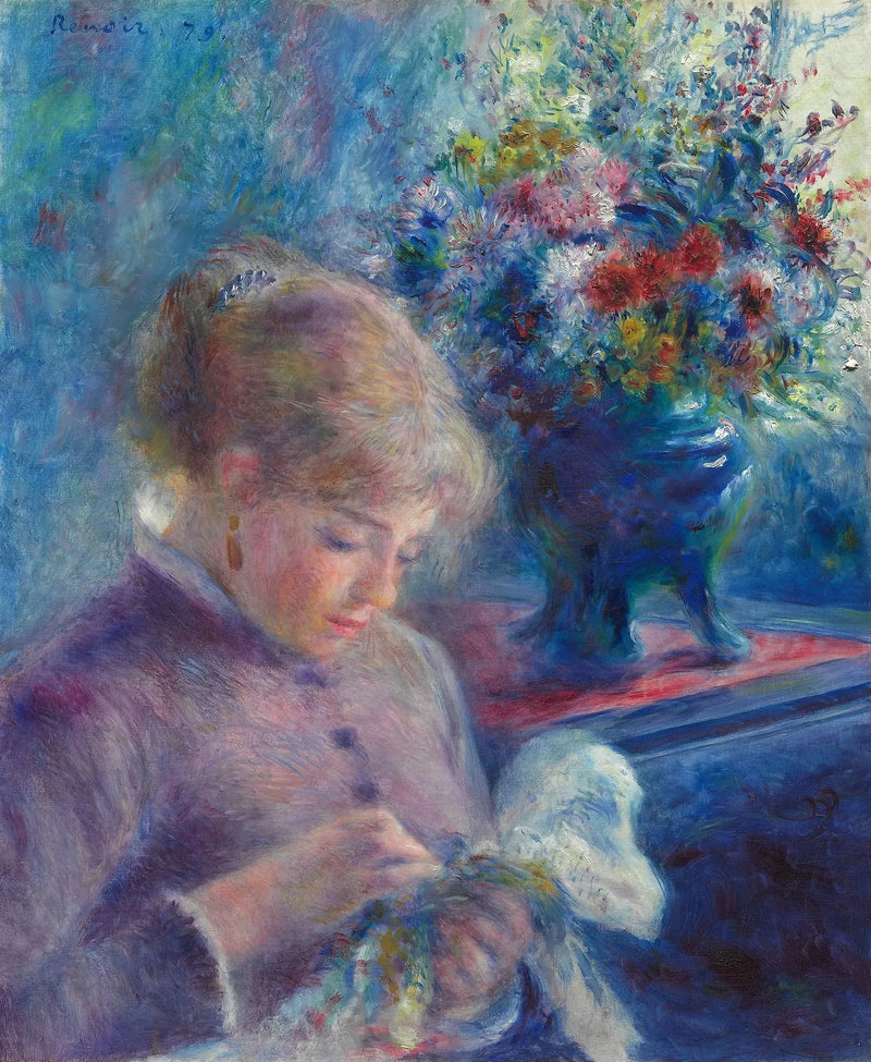 Jeune Femme cousine - Pierre-Auguste Renoir