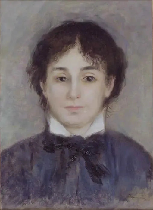 Jeune femme en bleu - Pierre-Auguste Renoir