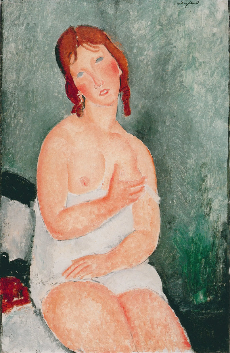 Jeune femme en chemise - Amedeo Modigliani