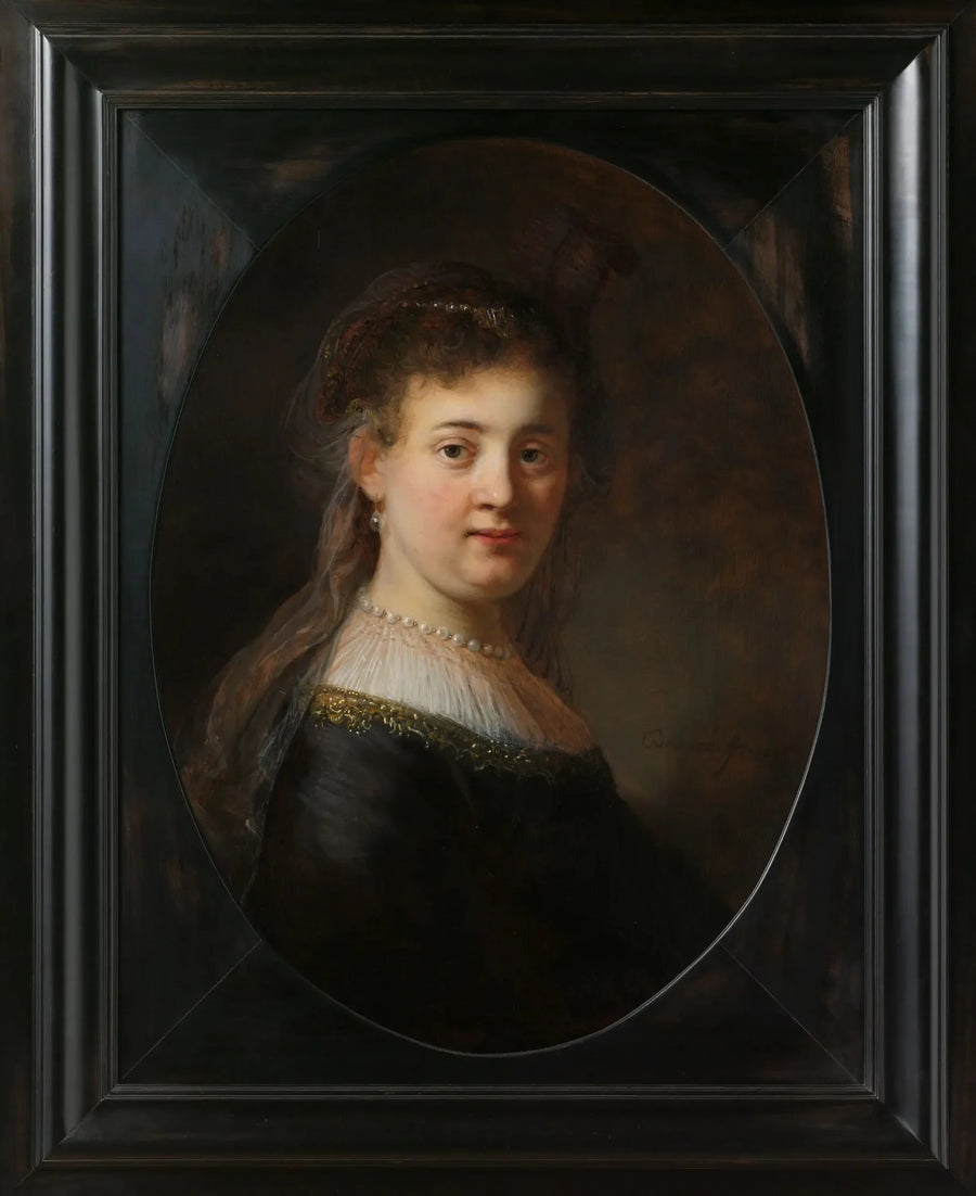 Jeune femme en costume fantastique - Rembrandt