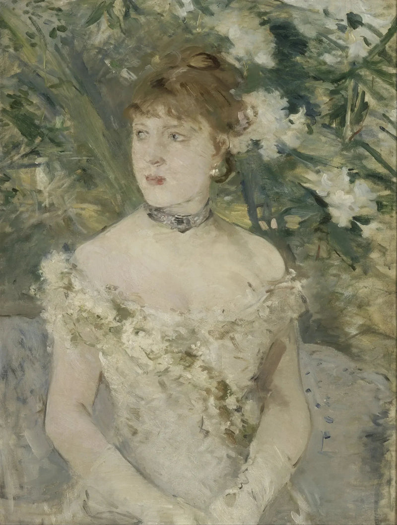 Jeune Femme en toilette de bal - Berthe Morisot