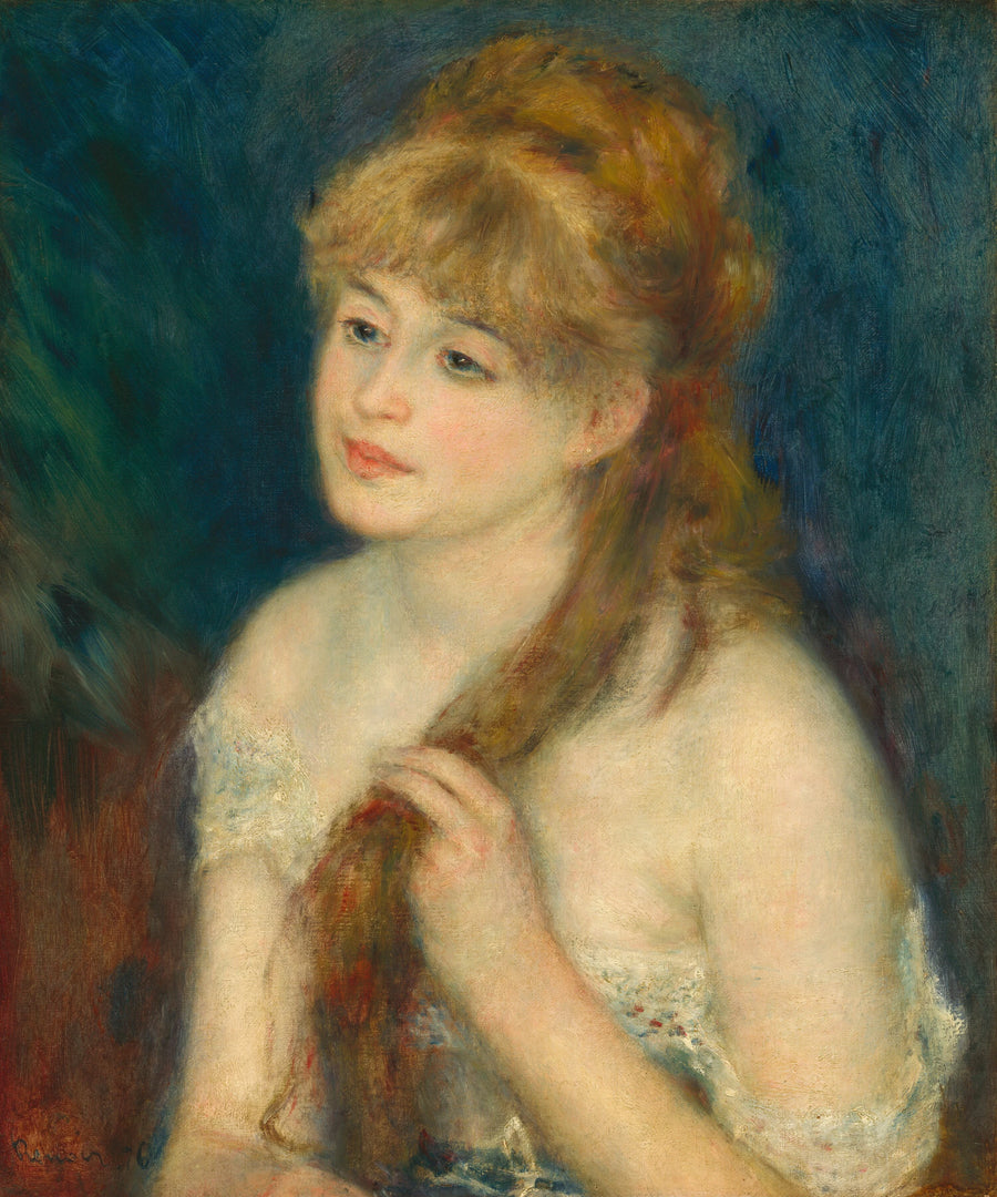 Jeune femme tressant ses cheveux, 1876 – Renoir