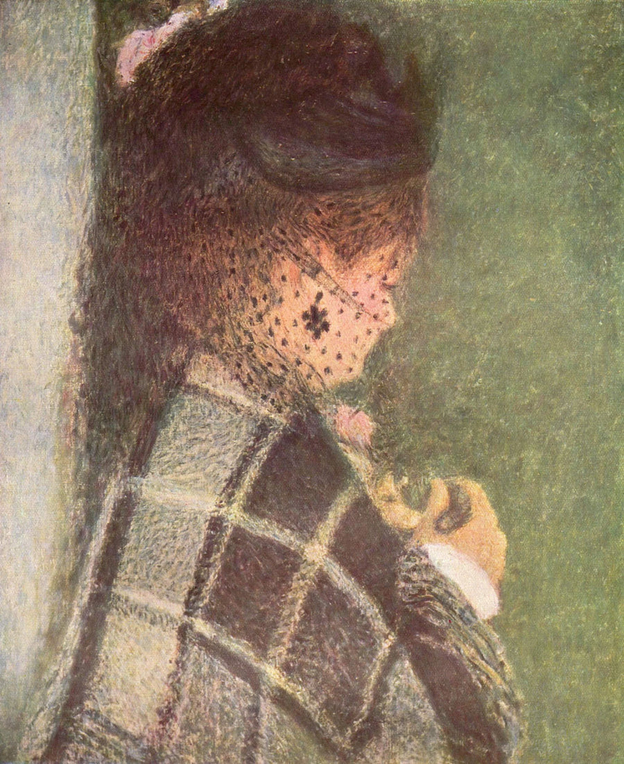 Jeune femme à la voilette – Pierre-Auguste Renoir