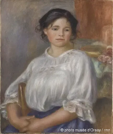Jeune Fille assise - Pierre-Auguste Renoir