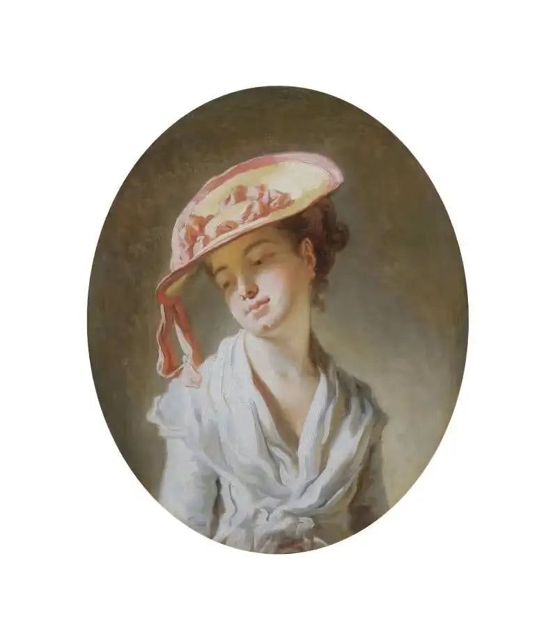 Jeune Fille au chapeau - Jean-Honoré Fragonard