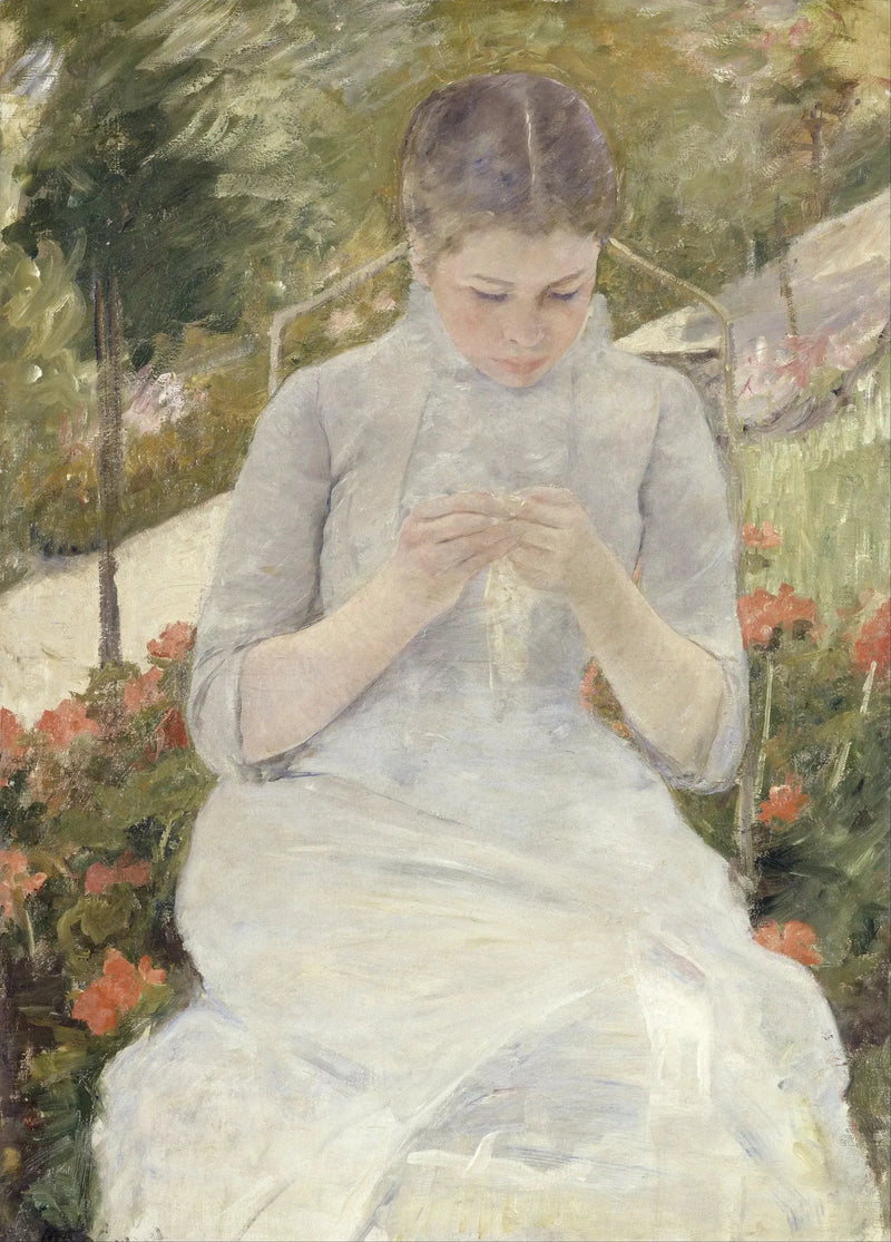 Jeune Fille au jardin - Mary Cassatt