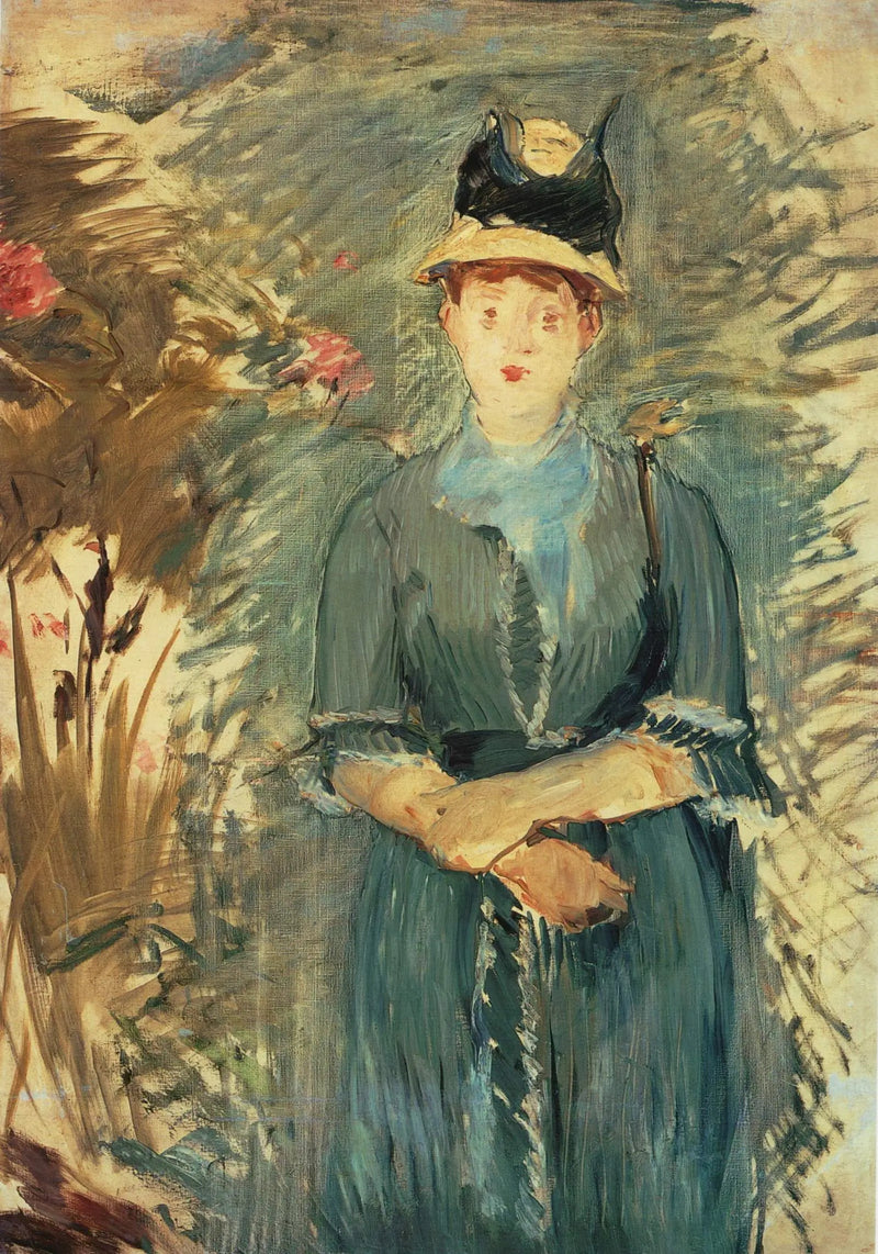 Jeune fille dans les fleurs - Édouard Manet