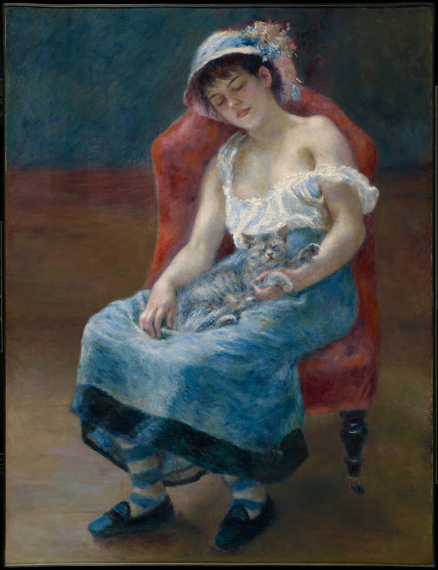 Jeune fille endormie, 1880 – Pierre-Auguste Renoir