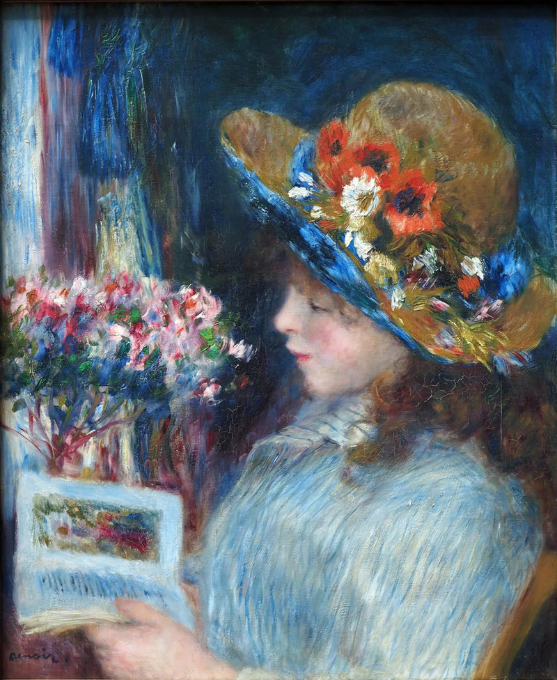 Jeune Fille lisant - Pierre-Auguste Renoir