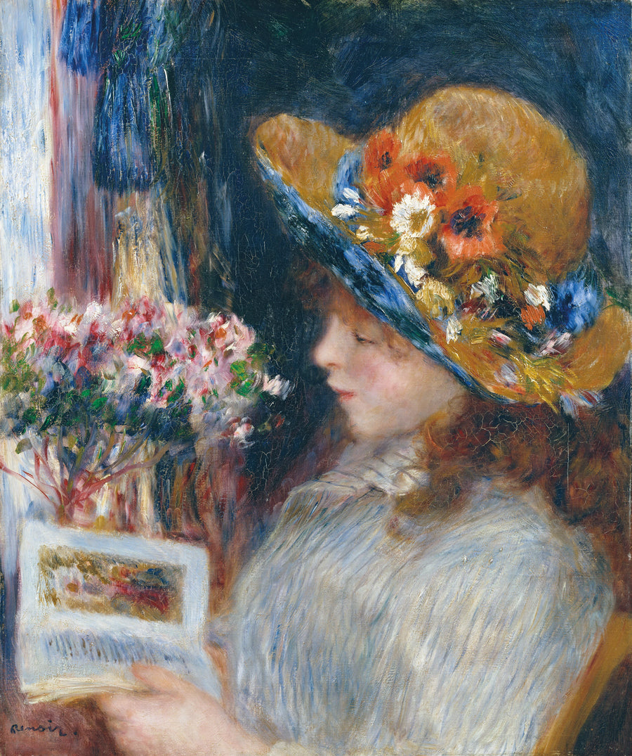 Jeune fille lisant, 1880 – Pierre-Auguste Renoir