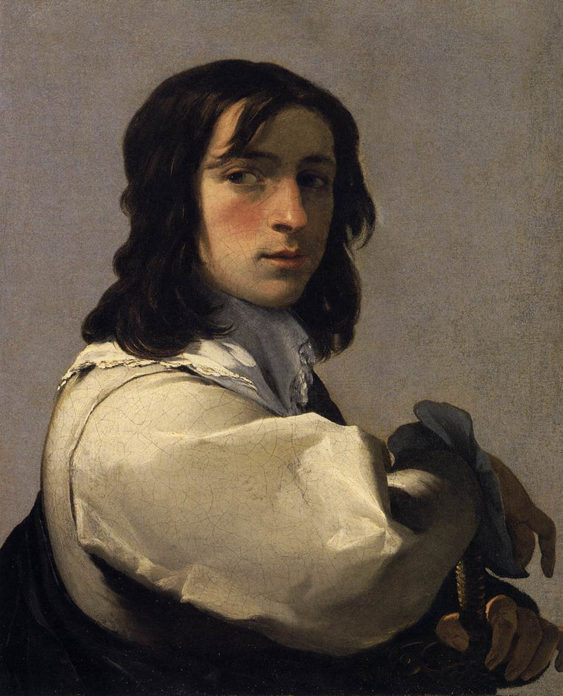 Jeune homme avec une épée - Eustache Le Sueur