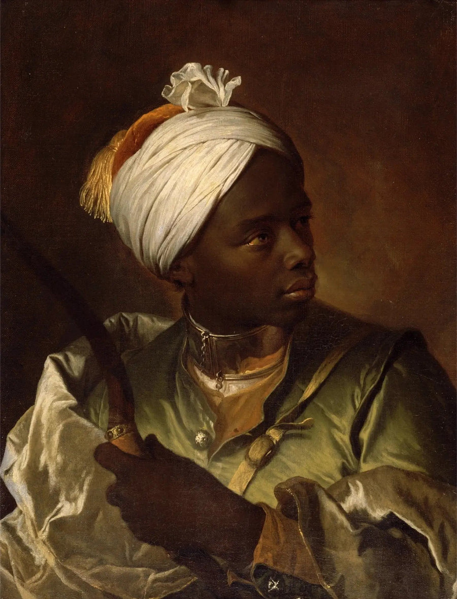 Jeune Nègre tenant un arc - Hyacinthe Rigaud