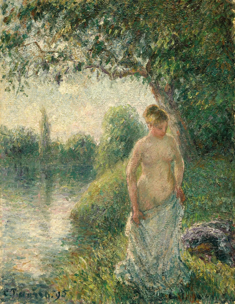 Jeune paysanne nue debout - Camille Pissarro
