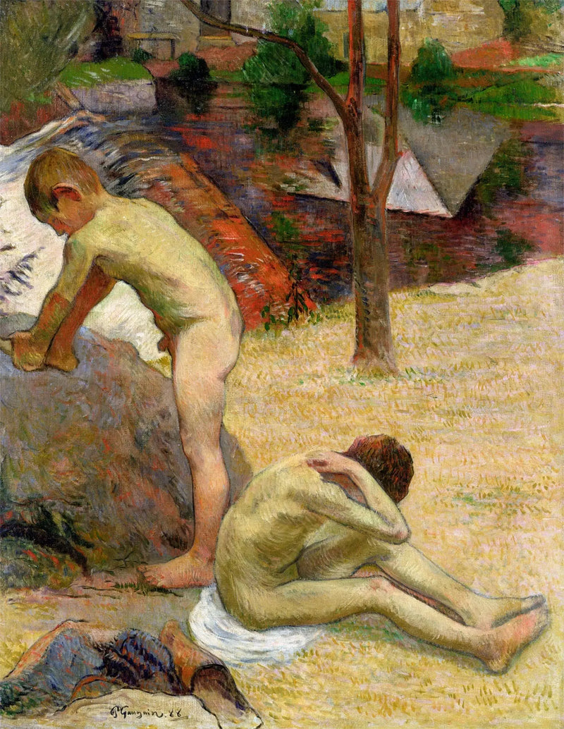 Jeunes baigneurs bretons - Paul Gauguin