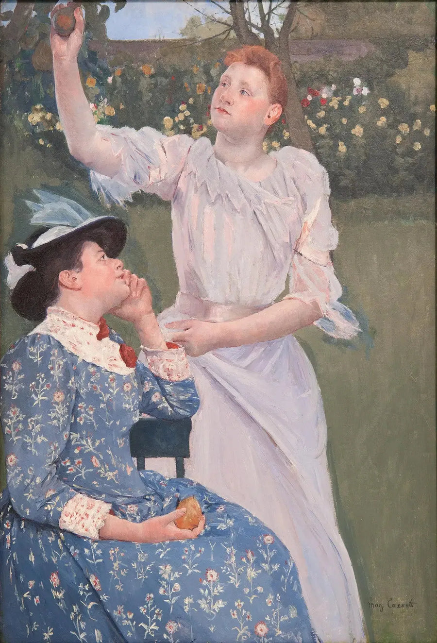 Jeunes femmes cueillant des fruits - Mary Cassatt