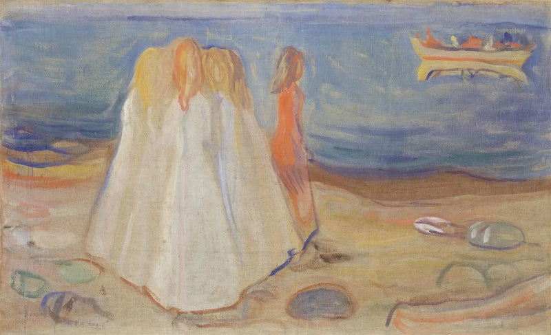 Jeunes Femmes sur la plage (Frise Reinhardt) - Edvard Munch