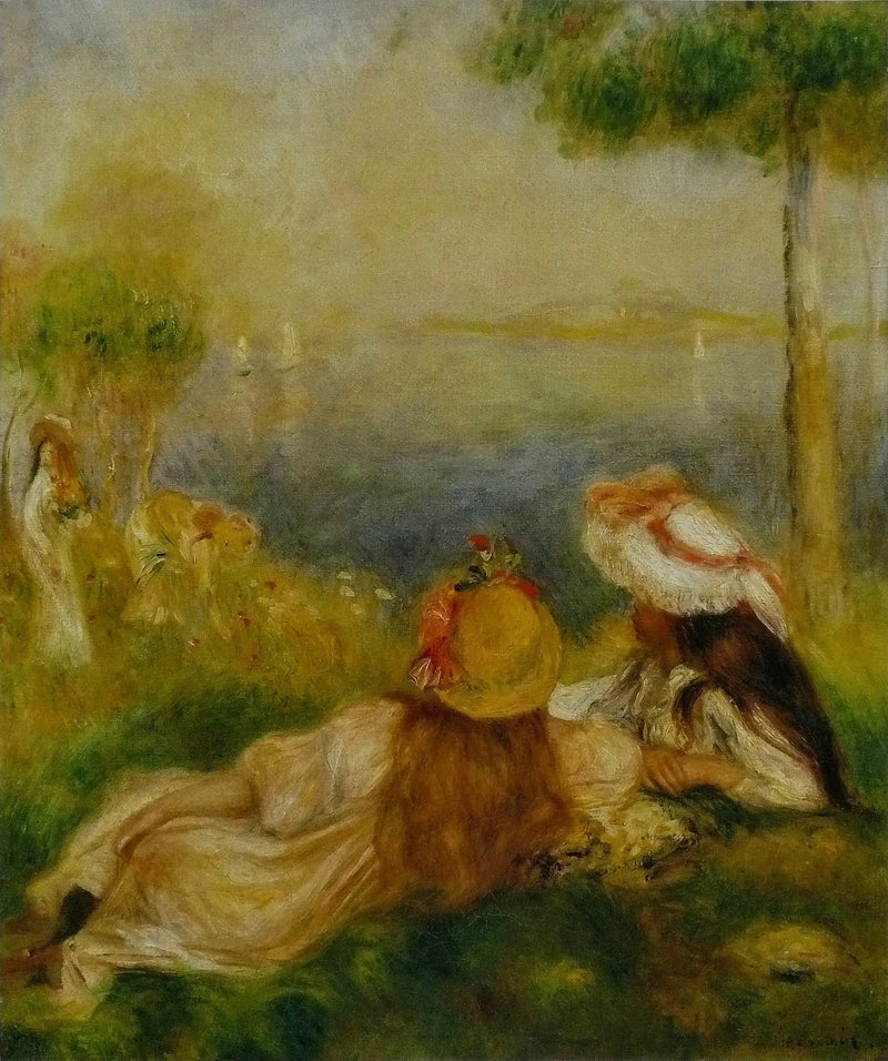 Jeunes filles au bord de la mer - Pierre-Auguste Renoir
