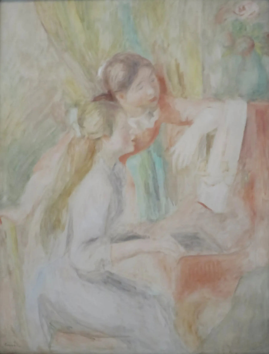 Jeunes filles au piano - Pierre-Auguste Renoir