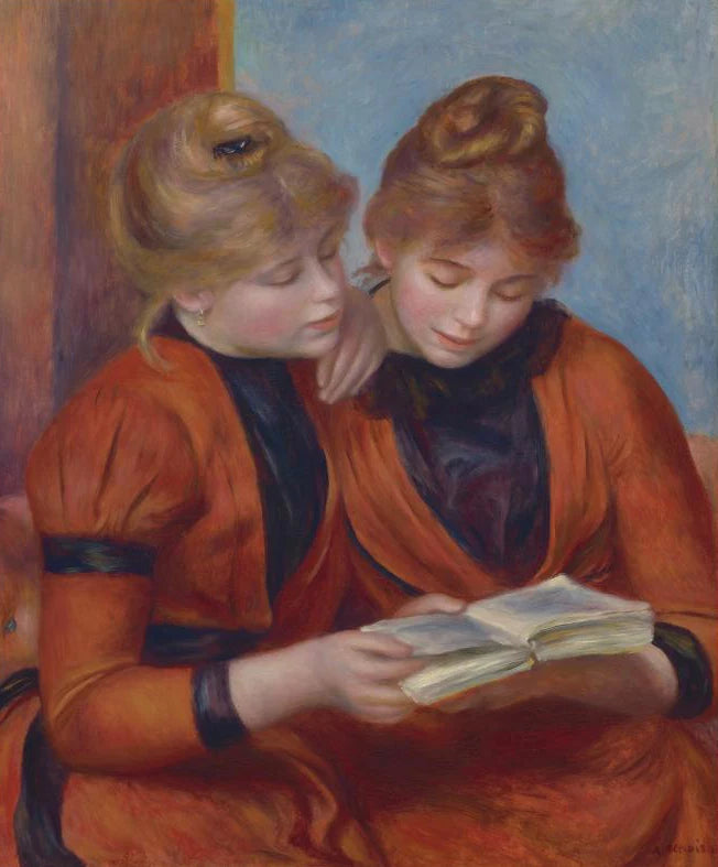 Jeunes filles lisant (Les Deux Sœurs), vers 1889 – Renoir